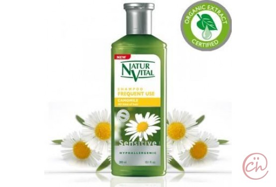 Интензивен успокояващ шампоан с екстракт от лайка – Natur Vital